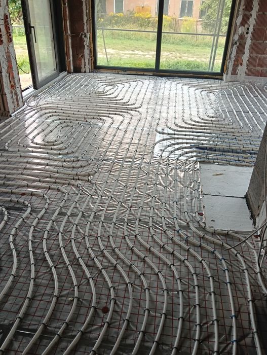 Hydraulik ogrzewania podłogowe. Wodno kanalizacyjne