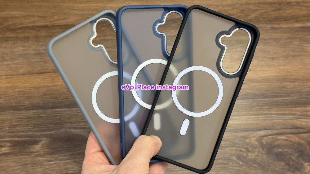 Чохол Samsung A36 / A56 / A37 MagSafe Metal Buton Camera чехол самсунг