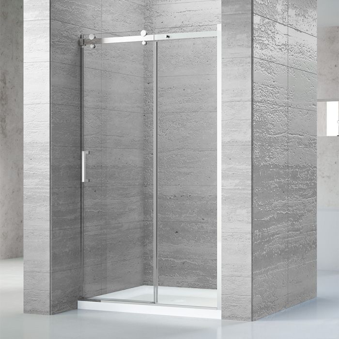 Заказать душевую дверь перегородку в нишу.