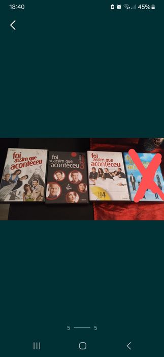 DVDs série TV novos