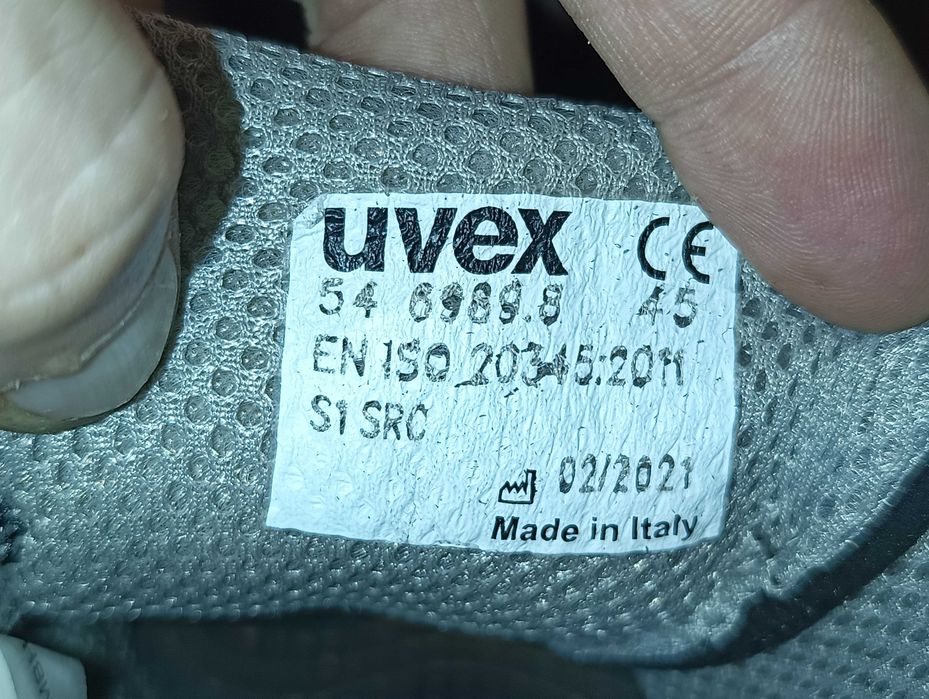 Buty robocze UVEX MOTION STYLE S1 SRC r.45 stan idealny