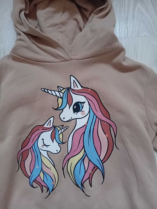 Bluza z jednorożcem h&m rozmiar 110/116