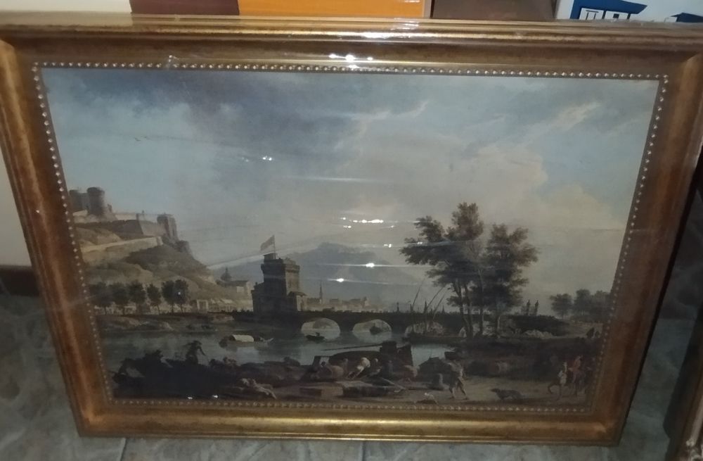 Obrazy olejne  w pięknych ramach