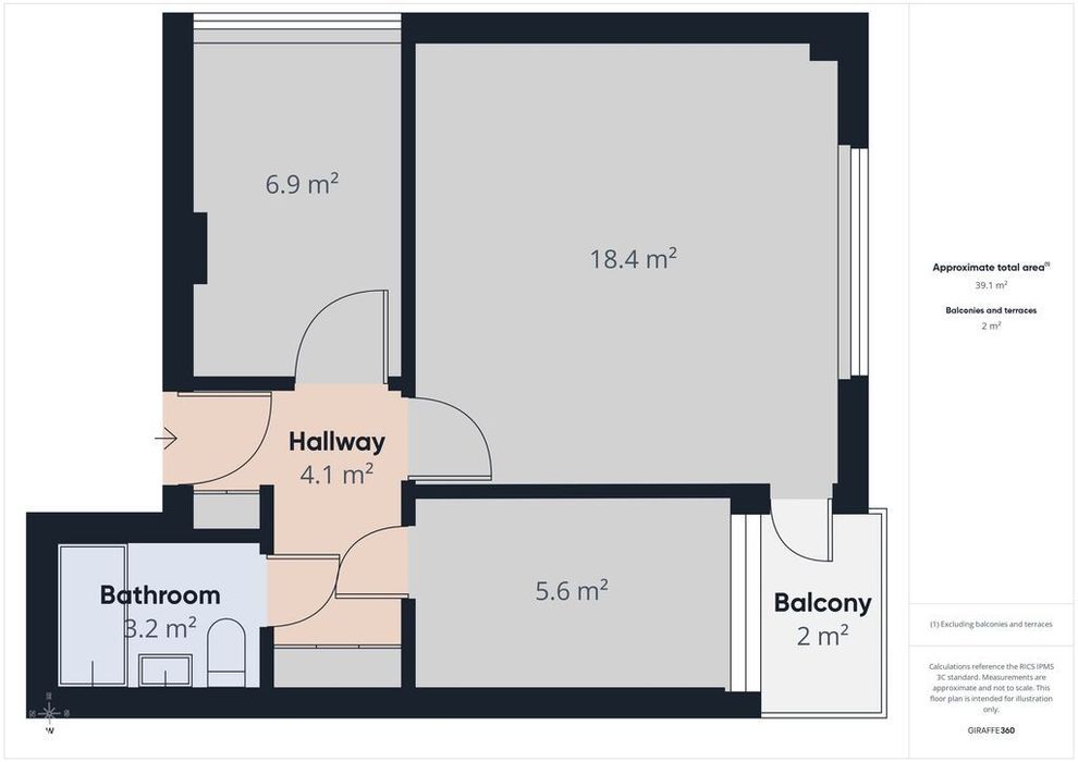 39 m² przy al. Grottgera, do remontu