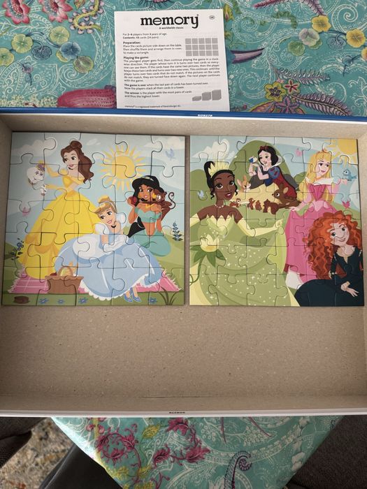 Puzzle mais jogo da memoria das princesas Disney