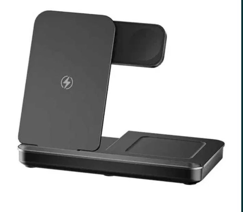 Składana ładowarka bezprzewodowa, 3 w 1 stacja ładowania bezprzewodowe