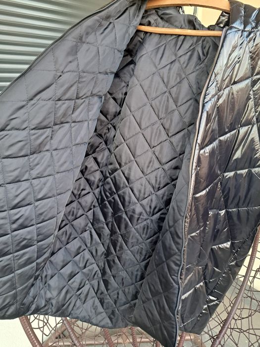 Czarna zimowa kurtka 5xl