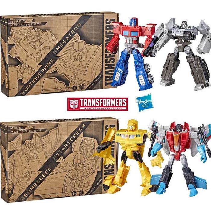 набір 2 Трансформери Оптимус Прайм Мегатрон Бамблбі Transformers