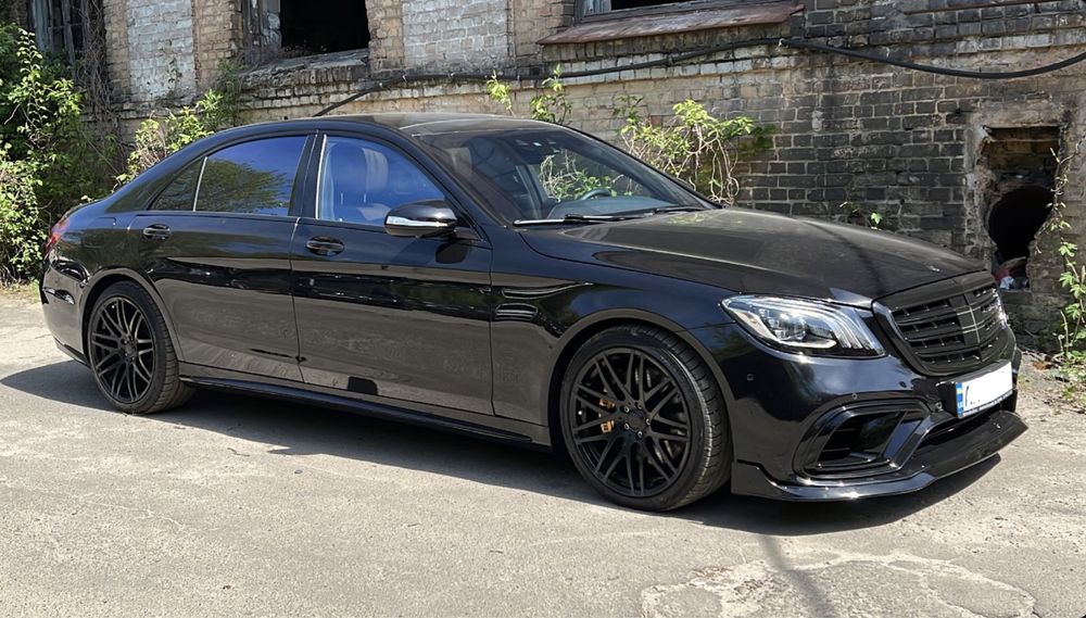 Обвес губа диффузор воздуховод Mercedes Benz s class w222