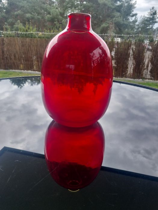 Piękny wazon butla prl wysokość około 25 cm