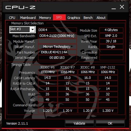 Память DDR4 XMP2.0 12GB 4+8GB