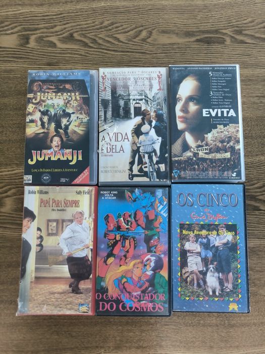 Filmes VHS - Jumanji, Vida é Bela