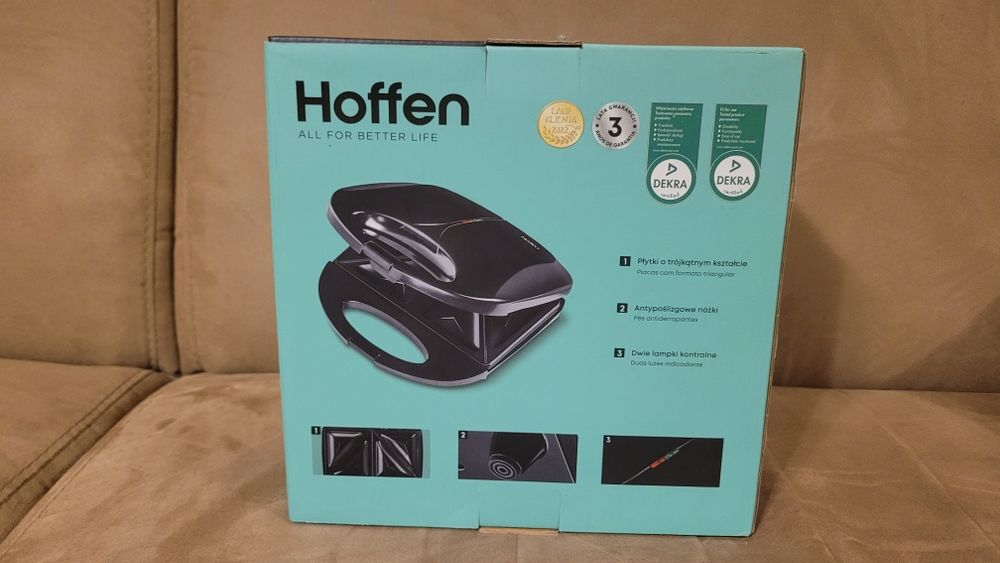 Opiekacz do kanapek sandwich Hoffen 750W