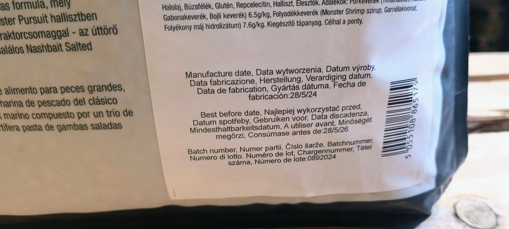 Pellet 6mm Nash monster shrimp