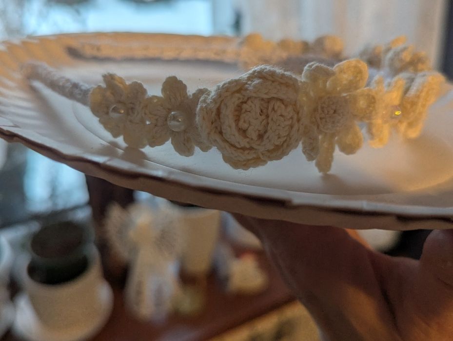 Opaska na szydełku hand made