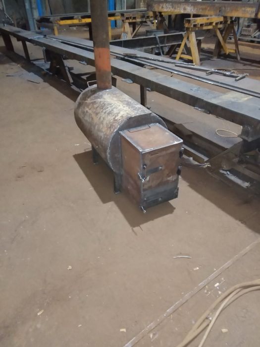 Буржуйка квадратная и круглая