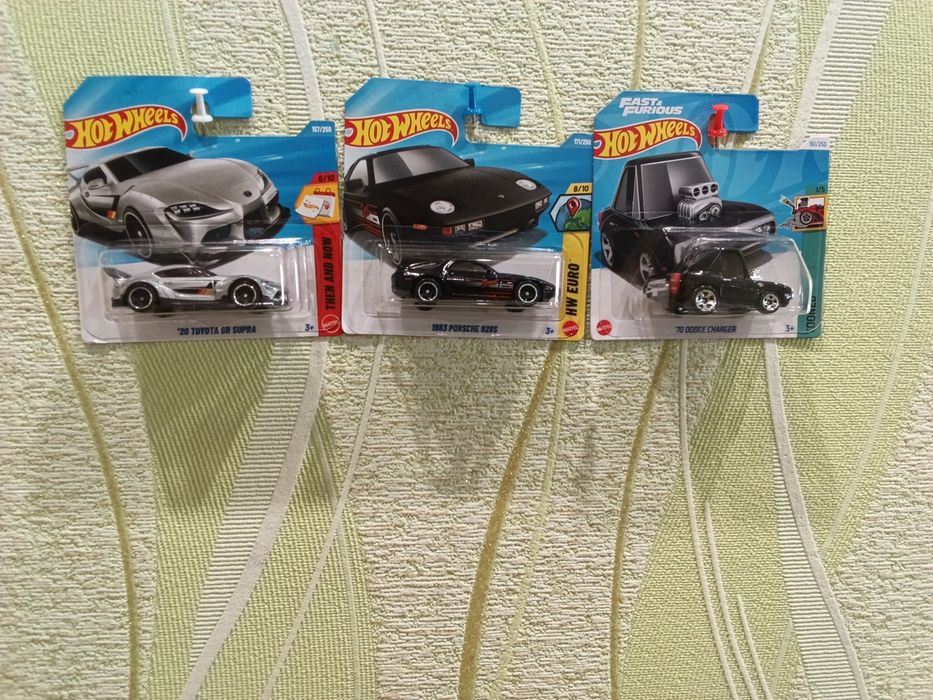 Hot Wheels 3 штуки. Запак.