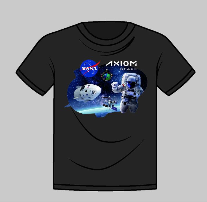 Nasa AxiomSpace  Astronauta 2025 koszulka