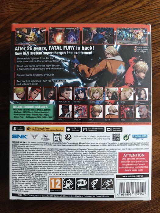 Fatal Fury City of the Wolves Deluxe Edition- PS5 nowa (folia)