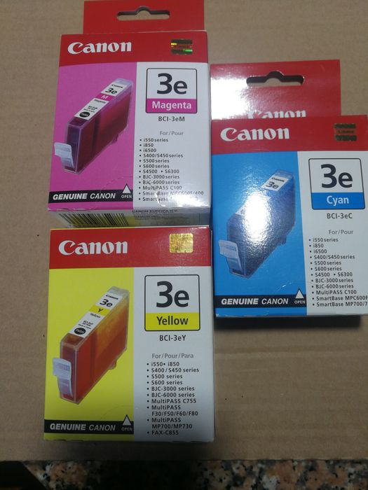 Tinteiros Canon 3e cores