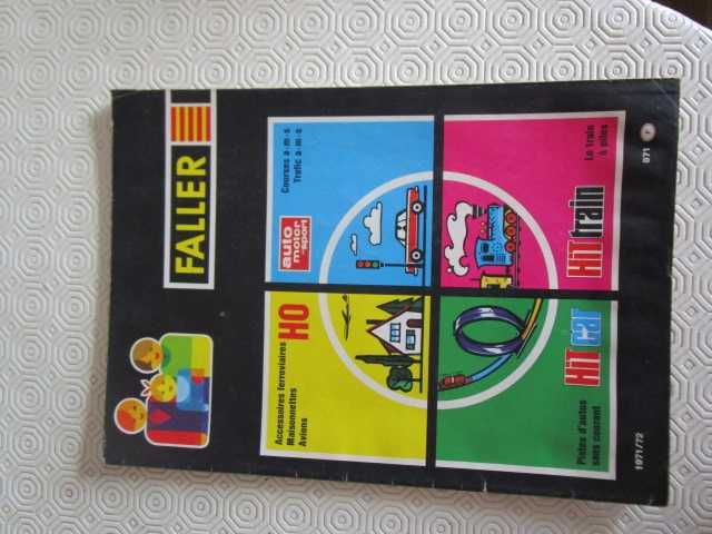 Faller construções para comboios slots catálogo 71 72  modelismo