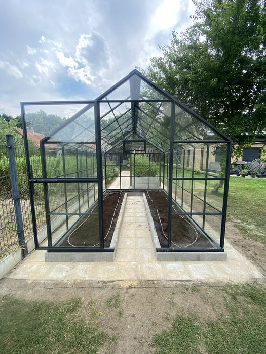 Szklarnia szklana spawana 10m2