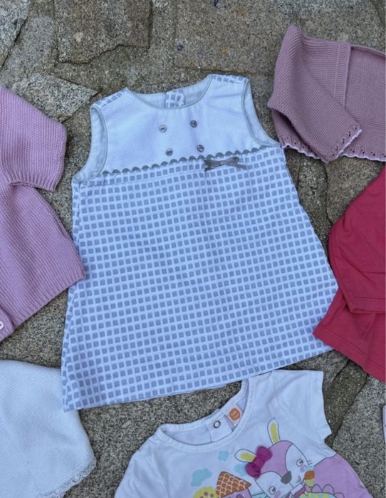 Lote de roupa bebé menina 6 meses