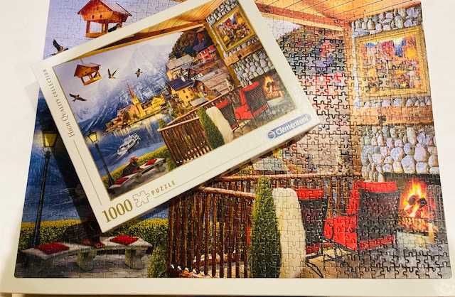 Puzzle 1000 peças Hallstatt - Clementoni