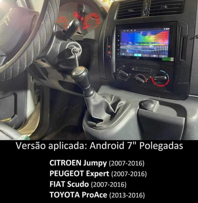 Radio Android Citroen Berlingo Jumpy Peugeot partner Expert Fiat Scudo