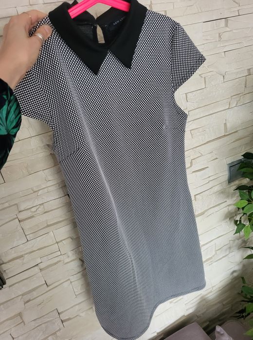 Sukienka czarno-biała