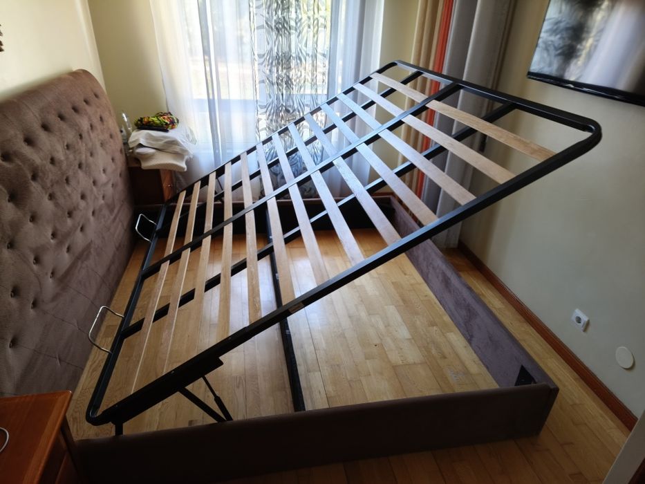 Cama de casal King size 2x2 com colchões