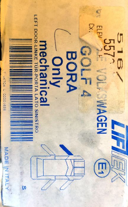 Elevador de vidro, porta condutor (FE), para Golf 4, SEAT Toledo, etc.