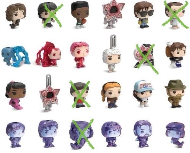 Продам колекційні фігурки “Stranger things”