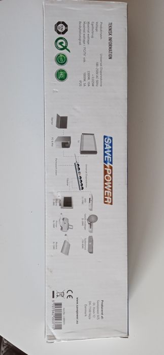 Przedłużacz z uziemieniem.