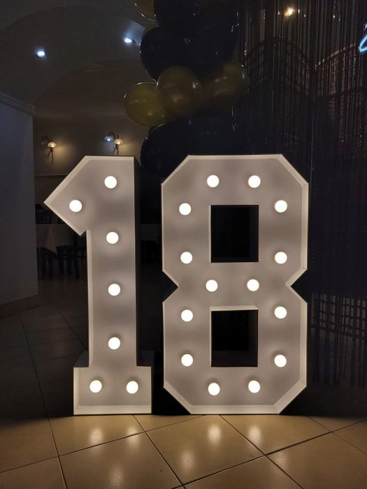 Cyfry LED 18, 30, 50