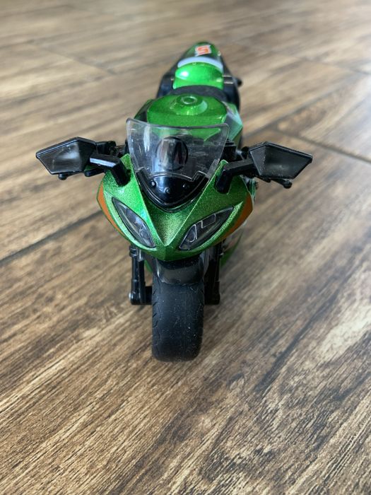 Коллекционный 1:16 спортивный инерционный мотоцикл свет звук