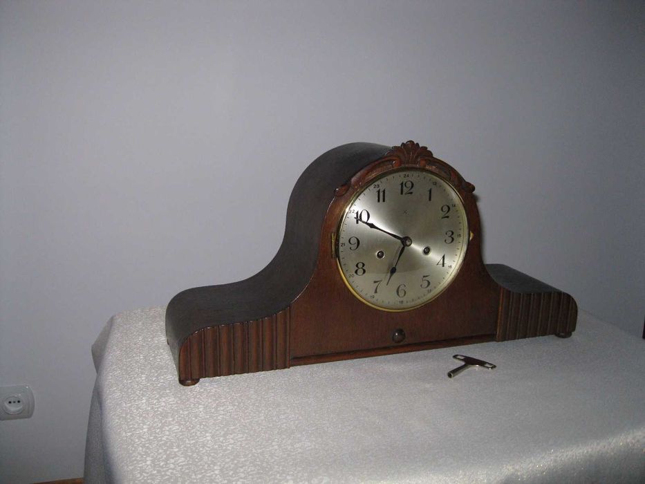 Zegar kominkowy bufetowy HAU, gong strunowy Napoleon