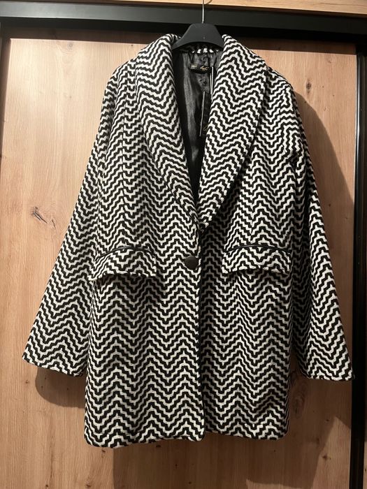 Okazja Płaszcz damski przejściowy oversize S