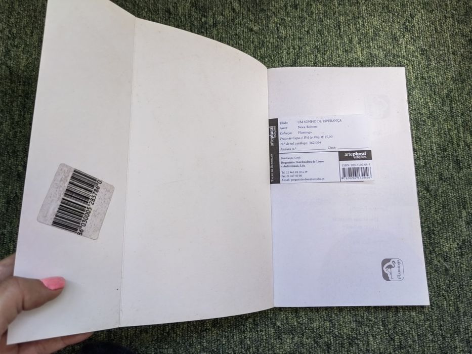 Livro "Um Sonho de Esperança" de Nora Roberts