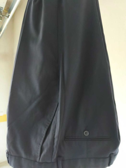 Fato Cortefiel Slim Fit azul-marinho T46 – Casaco + Calças