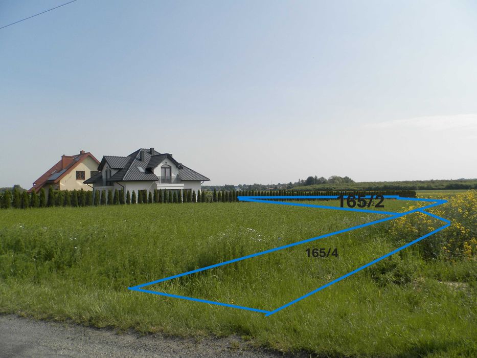 działka budowlana 1000m2 w Łęcznej, osiedle Kol. Trębaczów