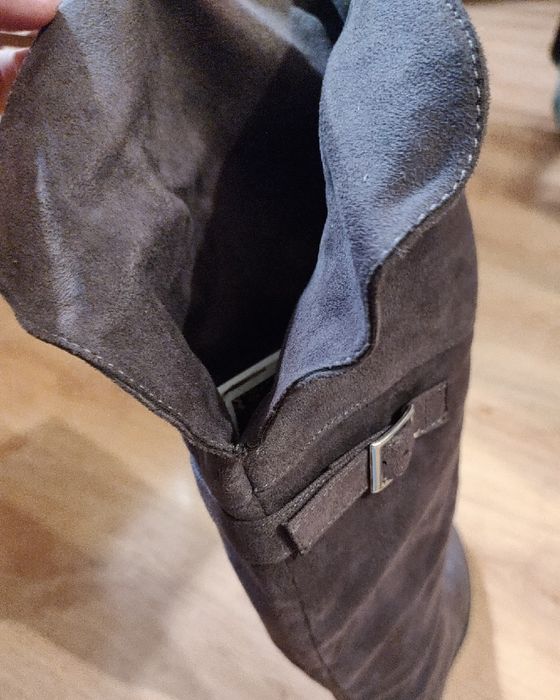 Kozaki na wiosnę jesień muszkieterki 37 Bonprix