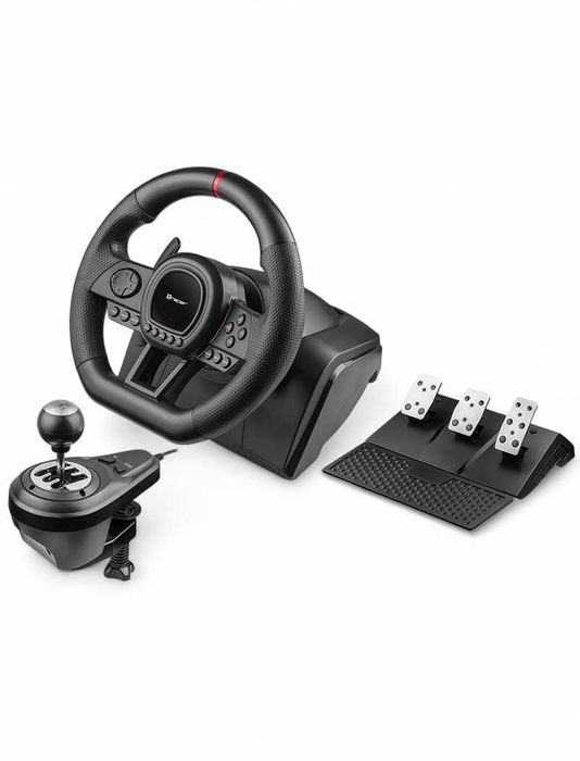 Kierownica gamingowa Tracer SimRacer Manual Gearbox 6in1 | Gwarancja!