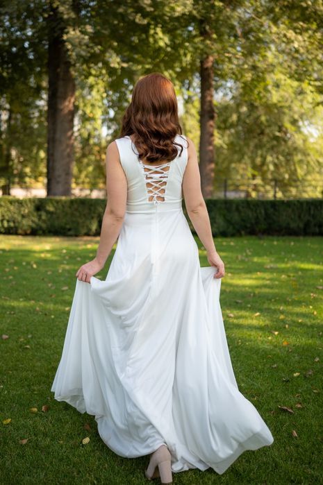 Сукня весільна, на розпис грецький стиль, ампір 44-46