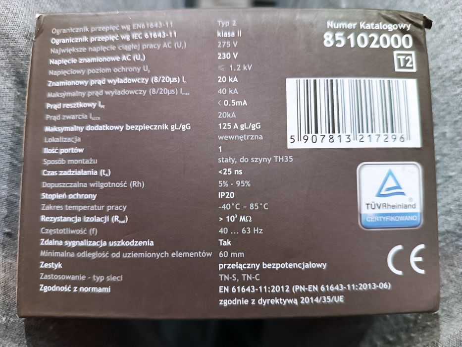 Ogranicznik przepięć Simet SM20/4