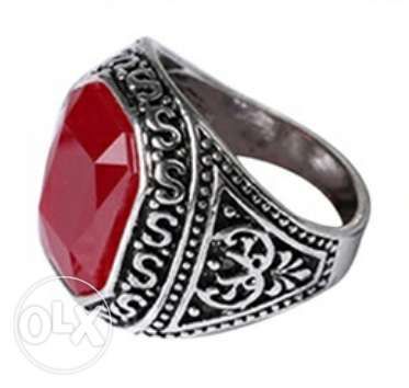 Anel Vermelho Homem