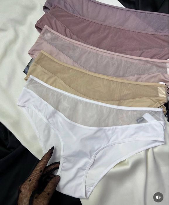 Базові класичні трусики сліп з сіточкою Acousma