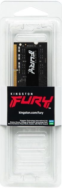 Оперативна памʼять Kingston Fury SODIMM DDR4-3200 8192 MB