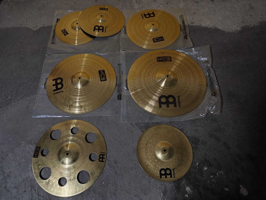 Pratos para bateria Meinl HCS - Como Novos