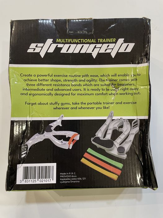 Aparelho de fitness Strongelo com 3 bandas de resistência